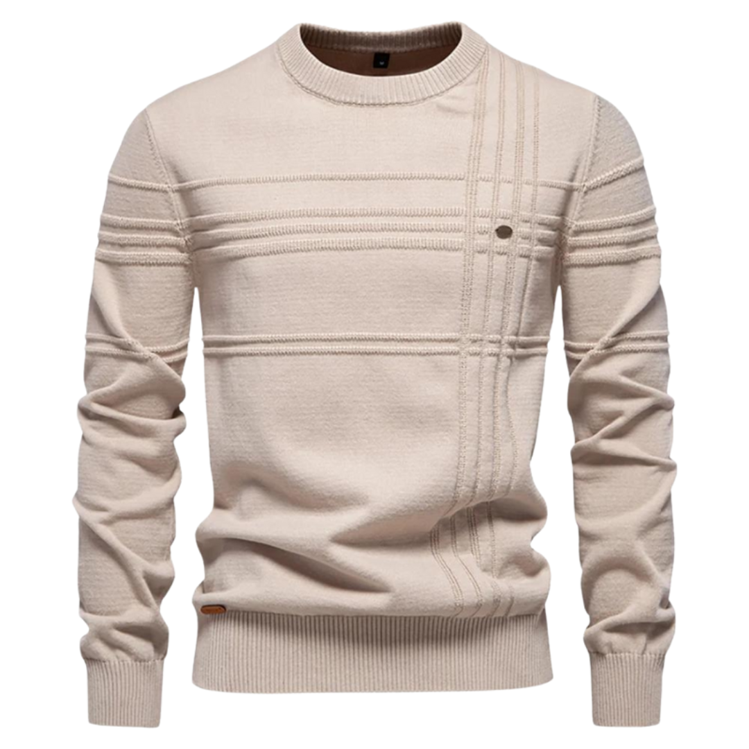 hoven™ | Suéter de Algodón para Hombre con Diseño de Rayas