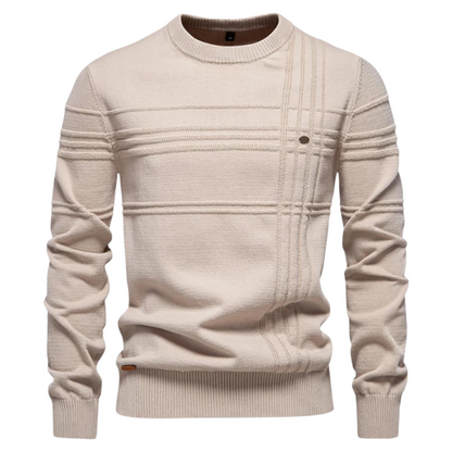 hoven™ | Suéter de Algodón para Hombre con Diseño de Rayas