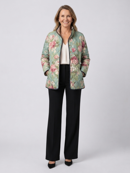 DELACROIX | Chaqueta Acolchada Rosas Antiguas Claire
