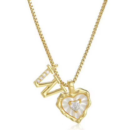 Élisara - Collar corazón personalizado elegancia eterna para Mujer