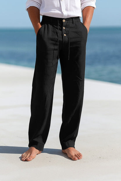 MATTEO | PANTALÓN DE HOMBRE DE VERANO EN LINO LIGERO