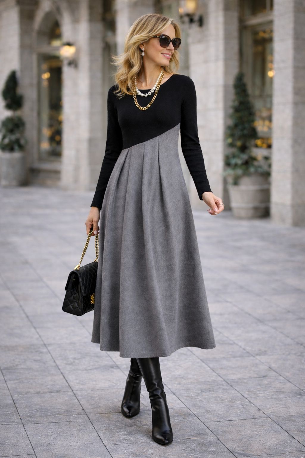 Eliara™ | Vestido largo elegante e intemporal