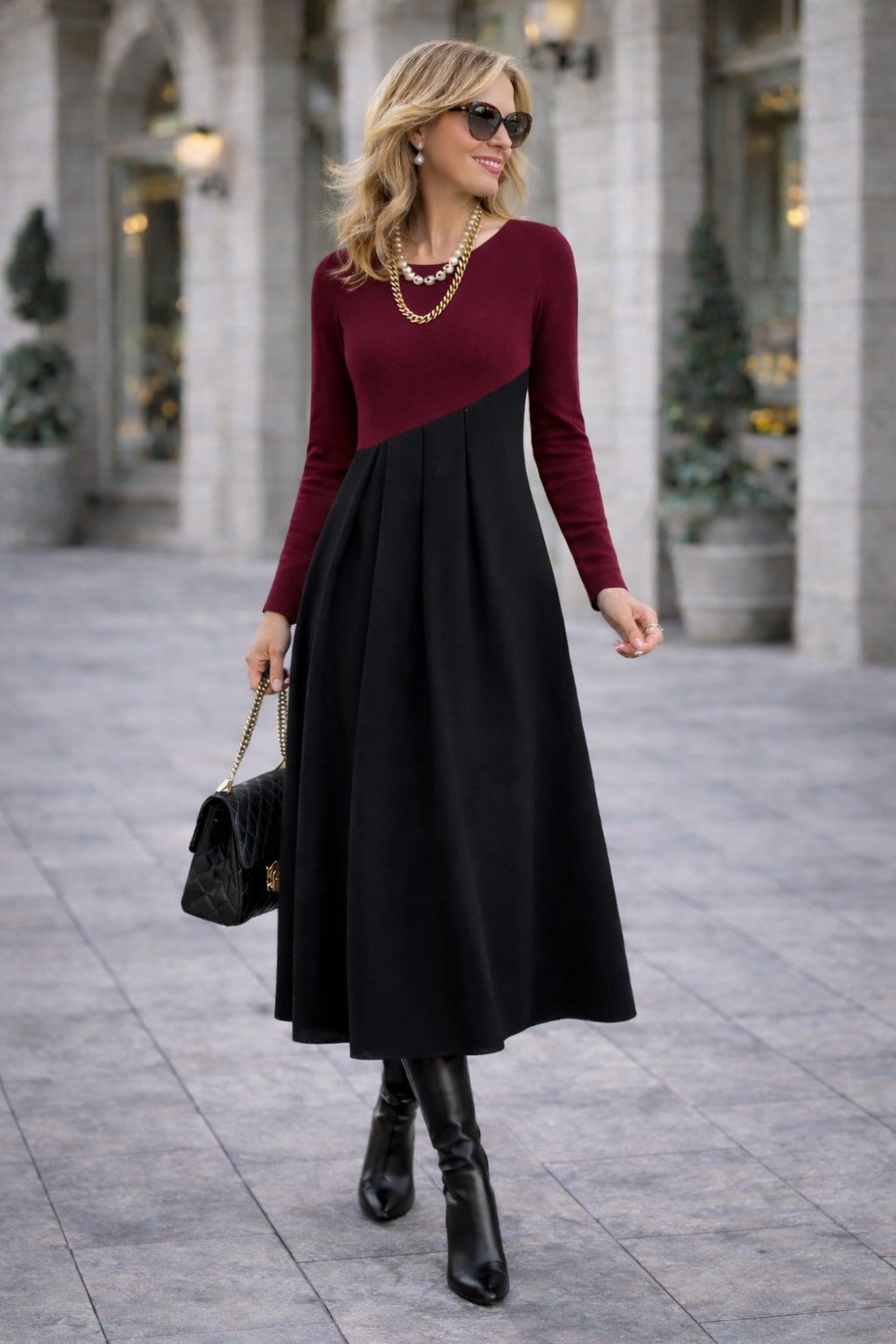 Eliara™ | Vestido largo elegante e intemporal