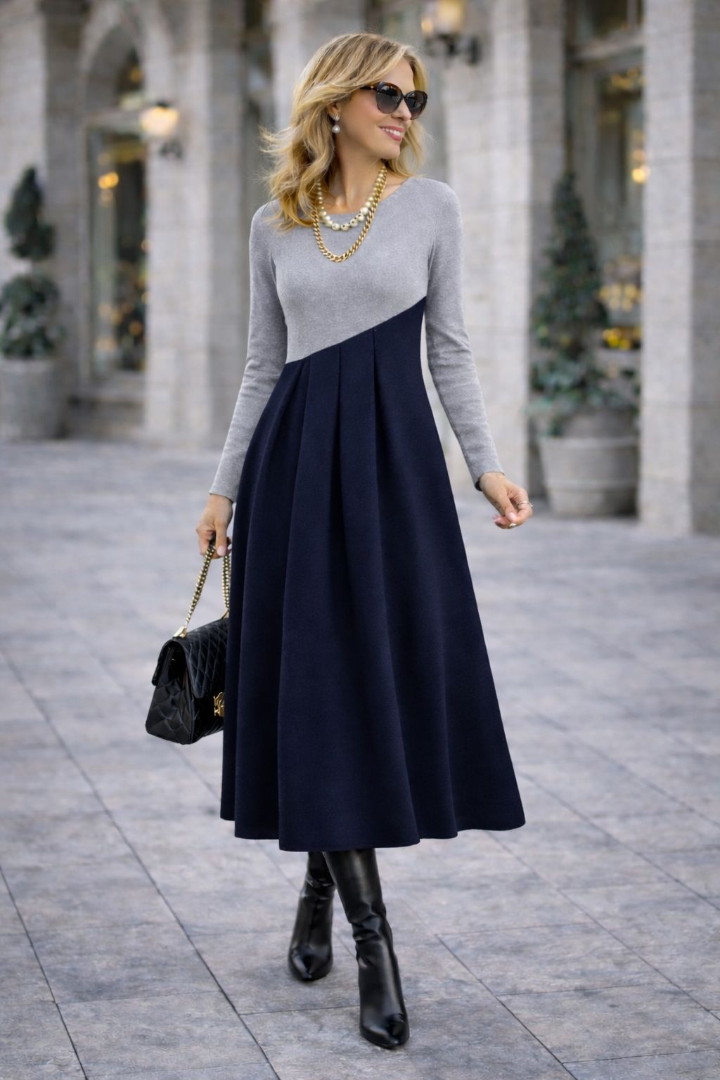 Eliara™ | Vestido largo elegante e intemporal
