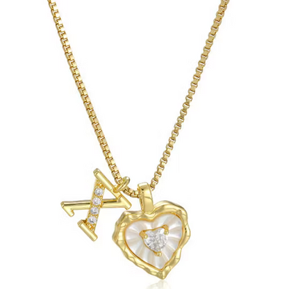 Élisara - Collar corazón personalizado elegancia eterna para Mujer
