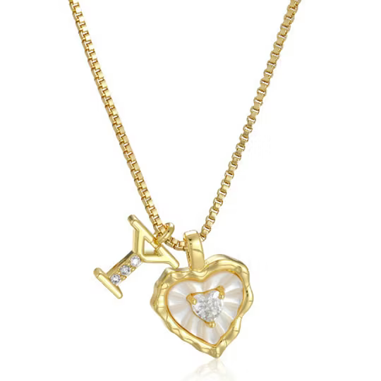 Élisara - Collar corazón personalizado elegancia eterna para Mujer