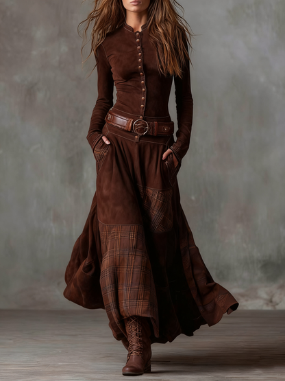 Azucena -  Vestido con cinturón