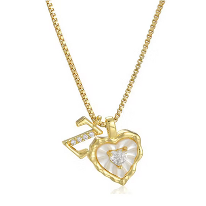 Élisara - Collar corazón personalizado elegancia eterna para Mujer