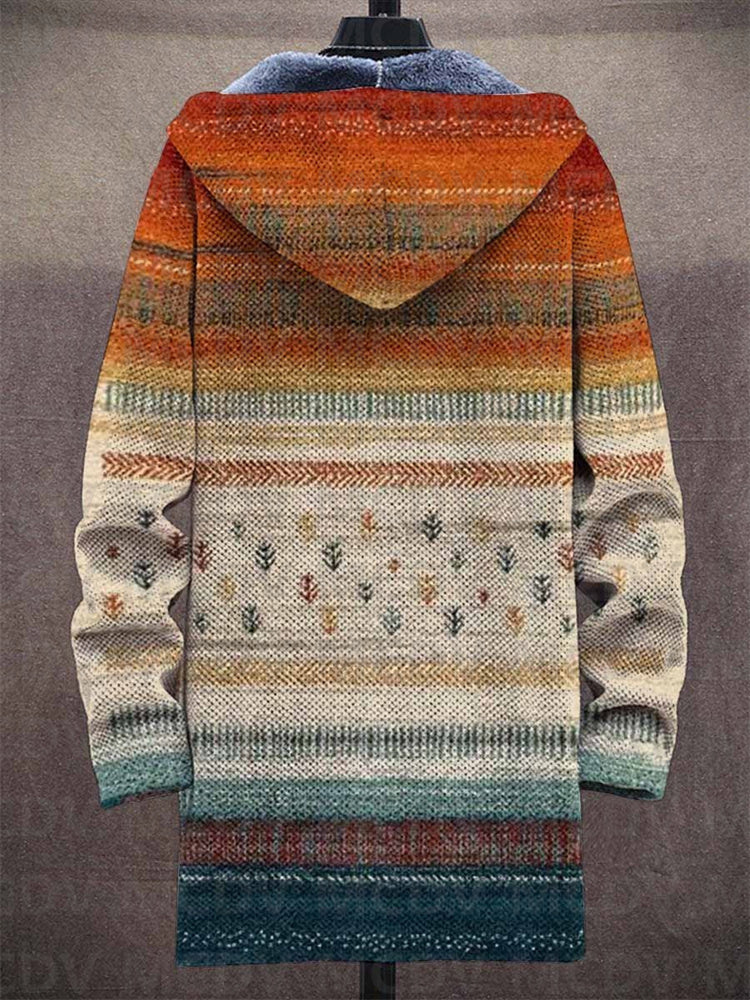 Diana | Abrigo Cardigan con Capucha Artístico