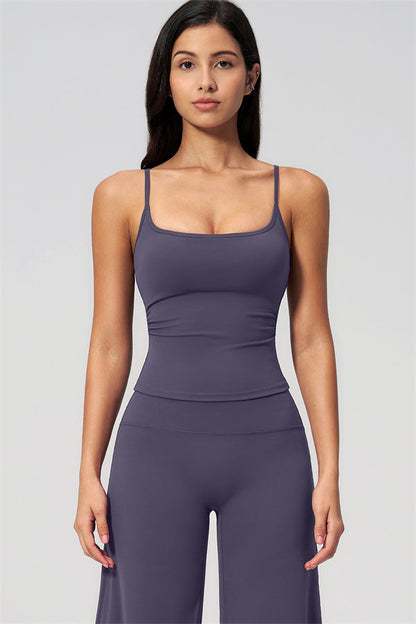 Nexus - El Conjunto de Top de Tirantes y Pantalones Cortos de Pierna Ancha para Mujer