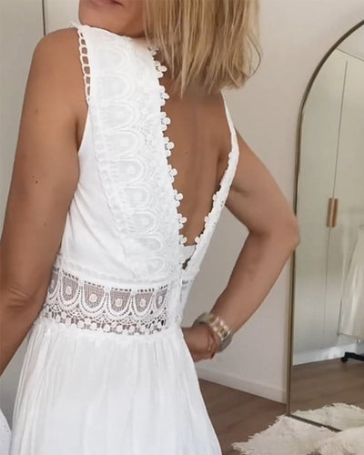 HOPE™ - VESTIDO DE ENCAJE BLANCO
