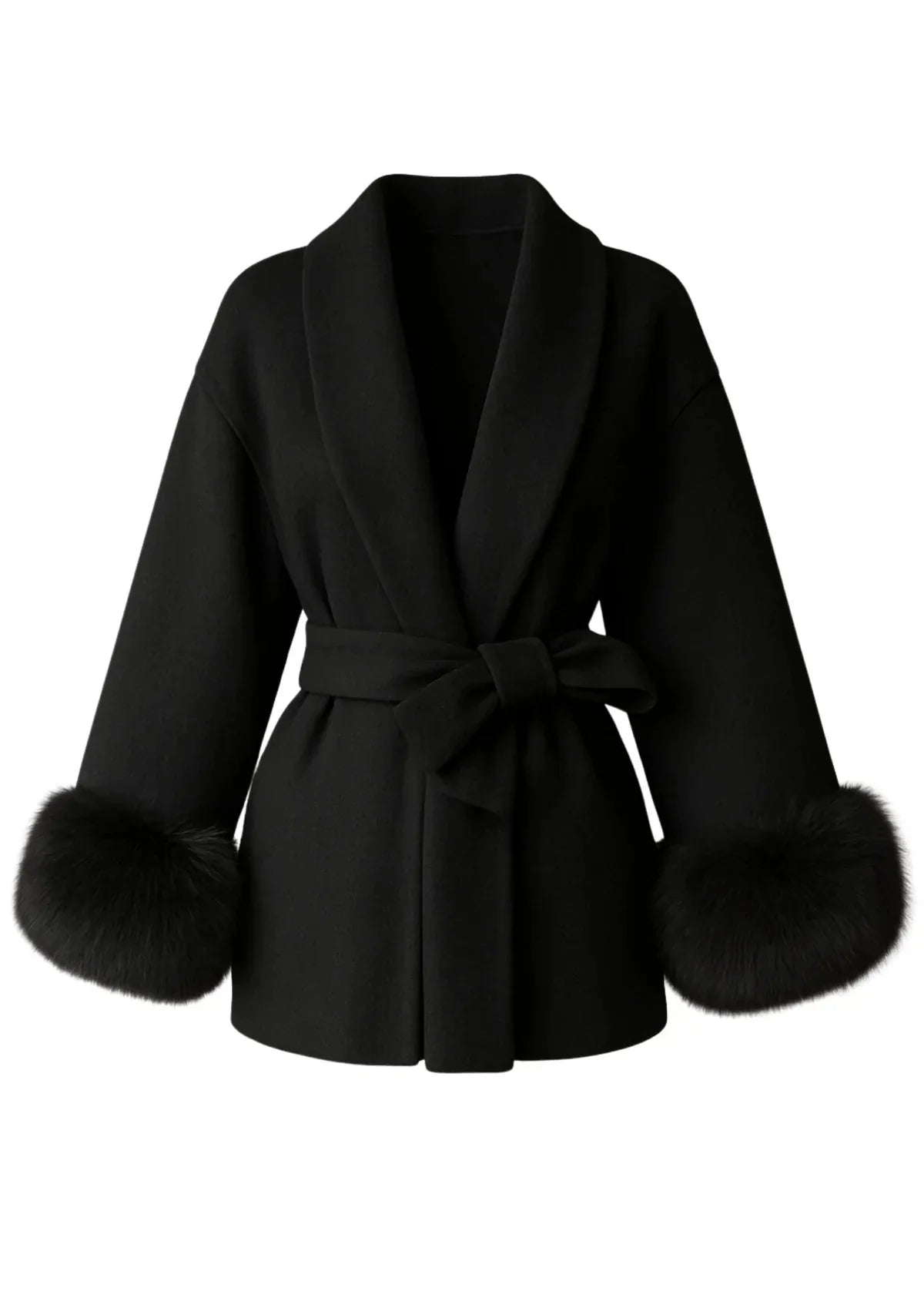 Arctic Grace | Elegante abrigo de lana