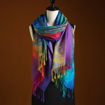 Iris - Bufanda boho chic