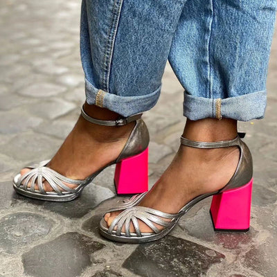 Soise™ | Sandalias clásicas de punta abierta con tira al tobillo
