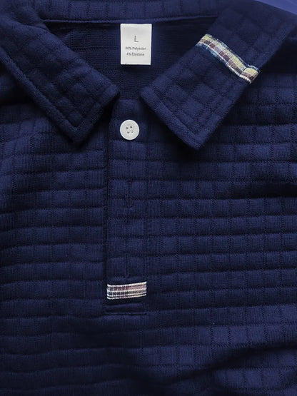 STEVEN - POLO DE TELAS ESTRUCTURADAS