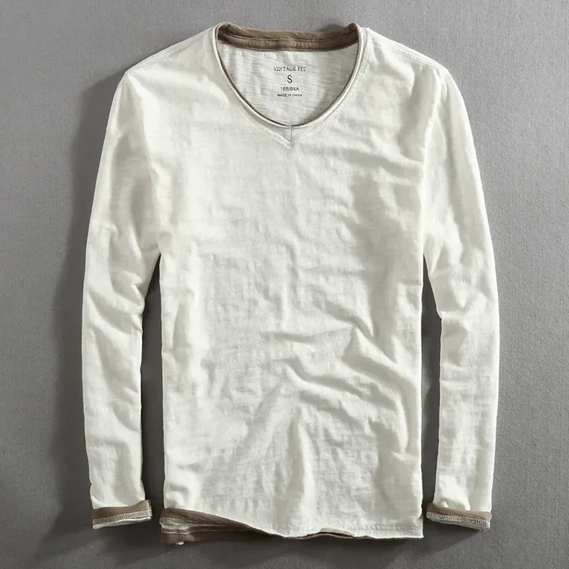 Lenoir™ | Camisa de algodón de manga larga