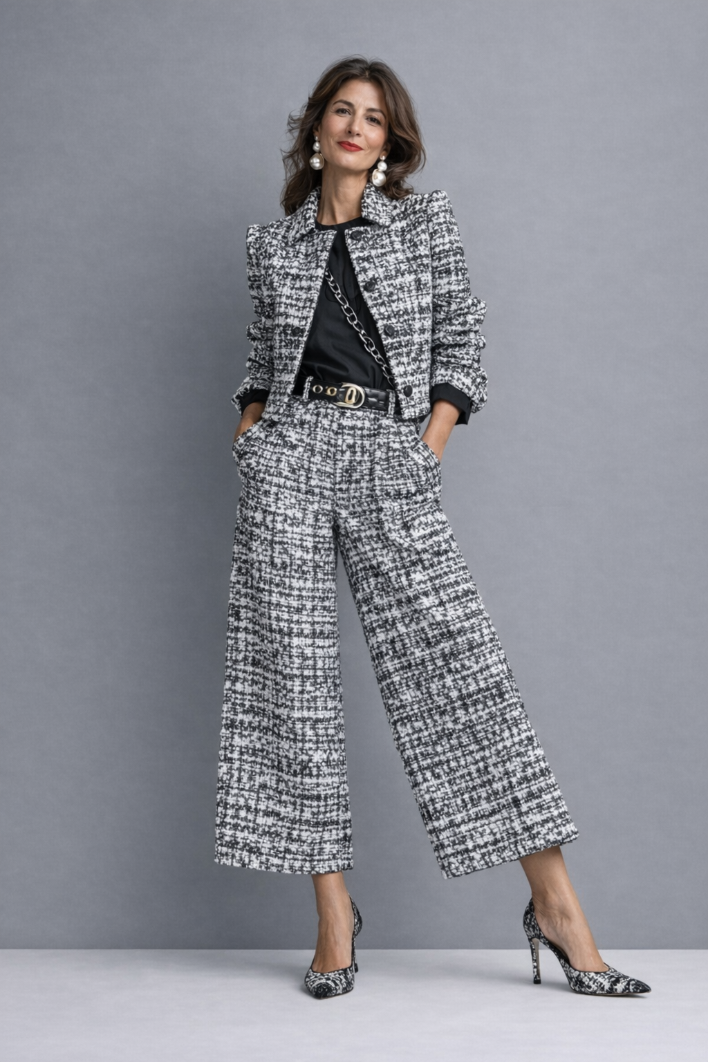Manon | Conjunto elegante blusa y pantalón para Mujer