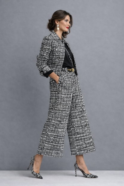 Manon | Conjunto elegante blusa y pantalón para Mujer