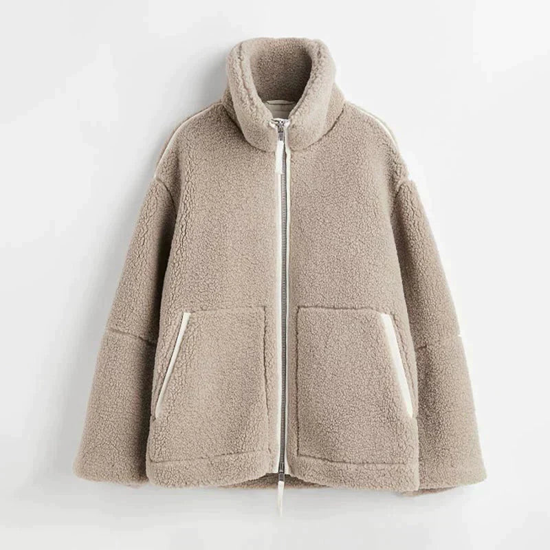 Liora – Chaquetas de peluche oversize