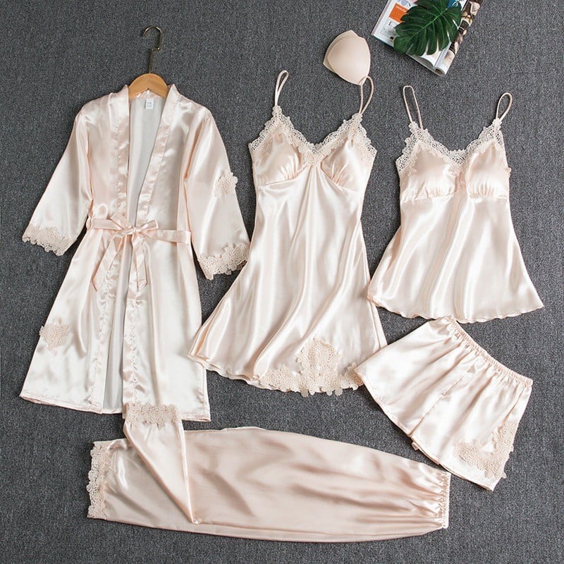 Helene | Conjunto de pijama de 5 piezas de Mujer