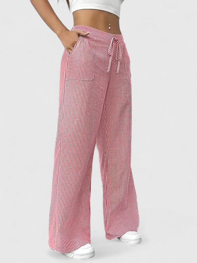 Dominique | Pantalones anchos y cómodos con detalles elegantes