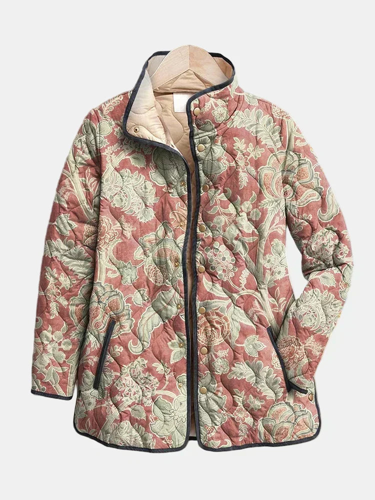 DELACROIX | Chaqueta Acolchada Damas Terracota Pauline