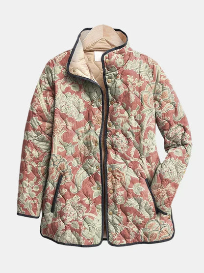 DELACROIX | Chaqueta Acolchada Damas Terracota Pauline