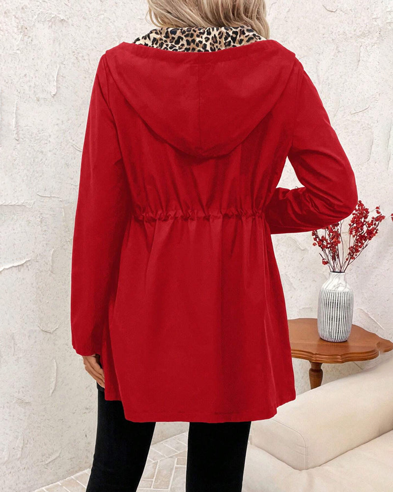 Vivianne - Abrigo reversible mujer con capucha para Mujer
