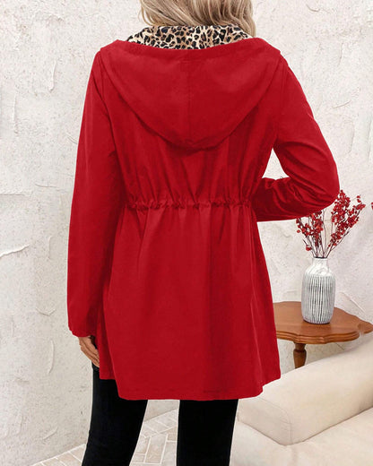 Vivianne - Abrigo reversible mujer con capucha para Mujer