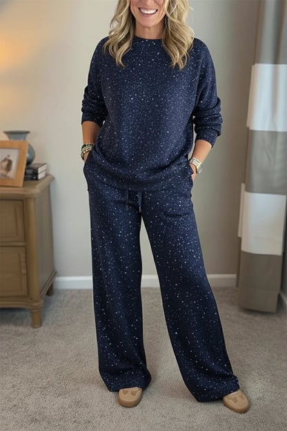 Xalviere | Conjunto Casual Brillante para Mujer