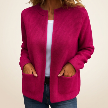Colette | Chaleco de Punto Cálido con Bolsillos para Mujer