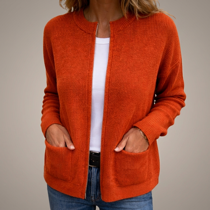 Colette | Chaleco de Punto Cálido con Bolsillos para Mujer
