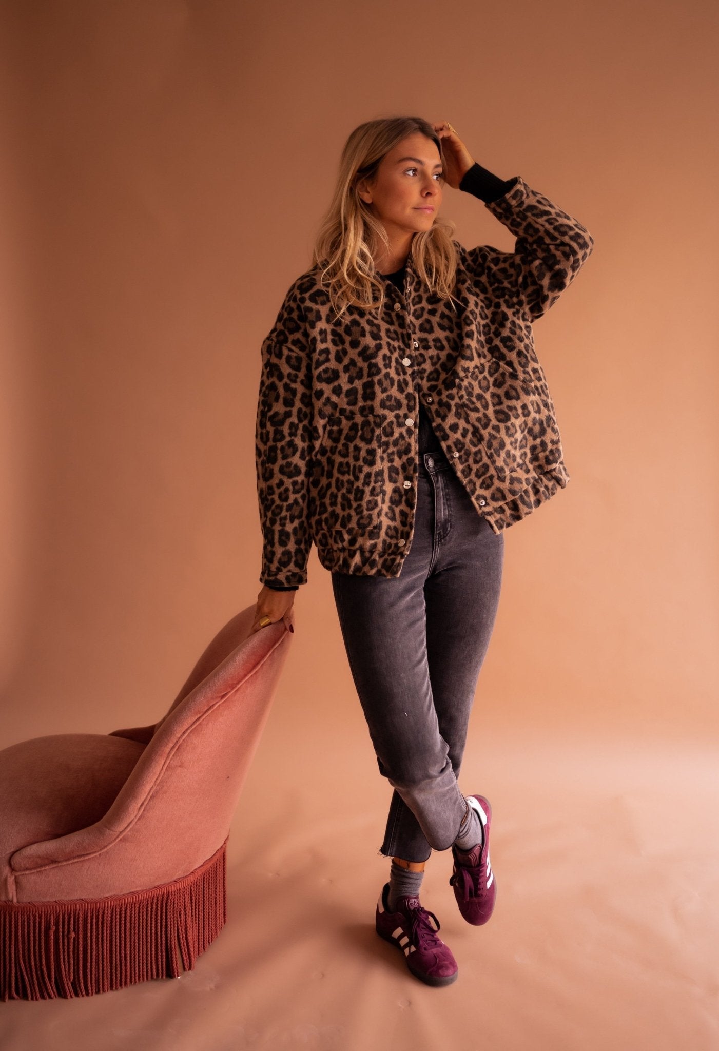 Charlene | Chamarra Leopardo