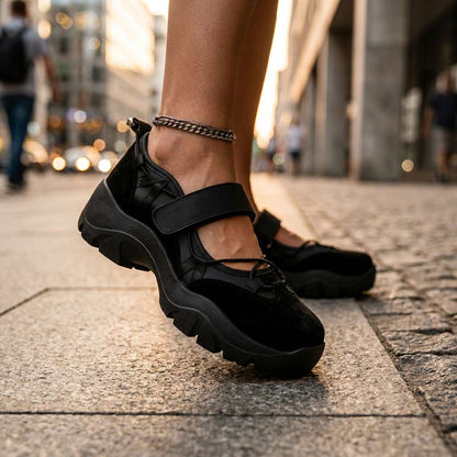 Velina | Zapatillas cómodas con cierre de velcro para Mujer