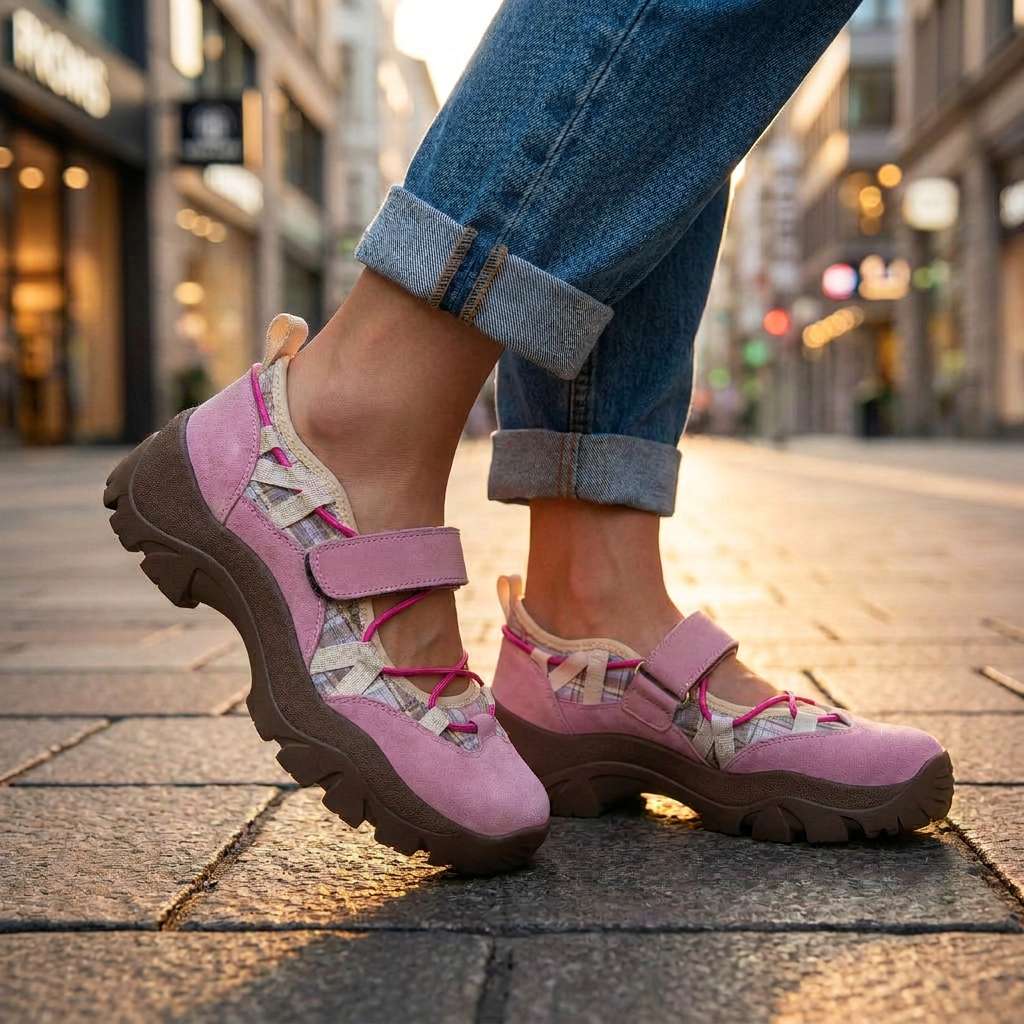 Velina | Zapatillas cómodas con cierre de velcro para Mujer