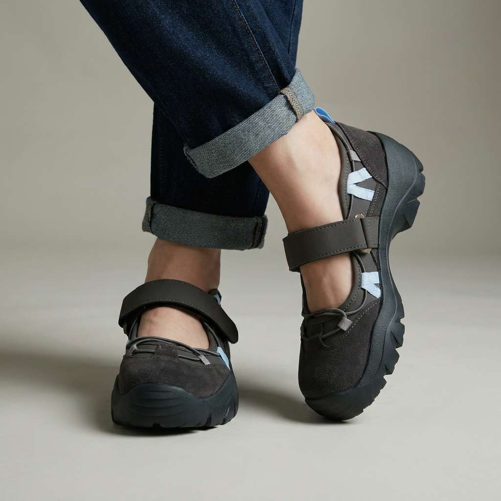 Velina | Zapatillas cómodas con cierre de velcro para Mujer