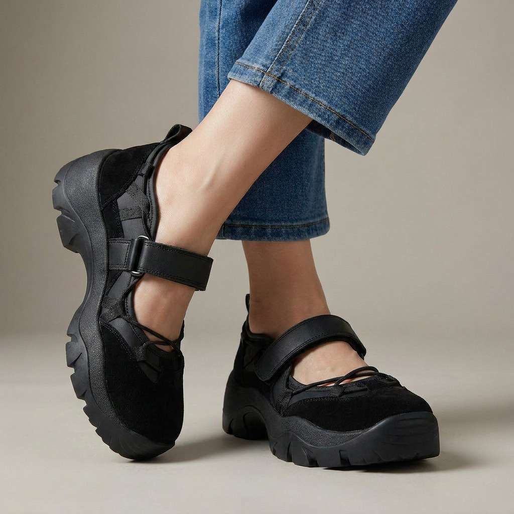 Velina | Zapatillas cómodas con cierre de velcro para Mujer