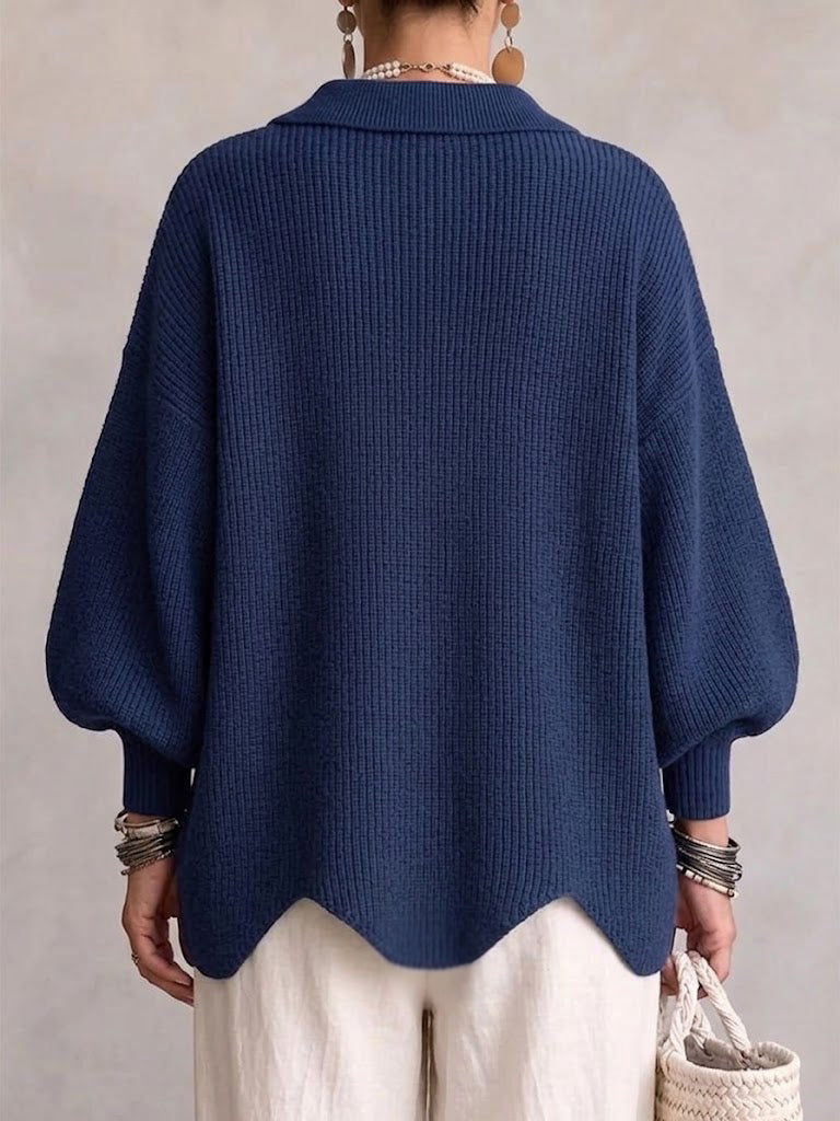 Victoire | Cárdigan oversize con grandes botones dorados para Mujer