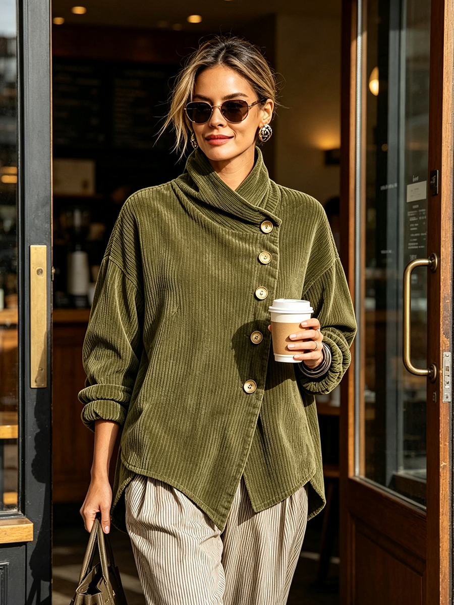 Capucine | Suéter de terciopelo con cuello alto para Mujer