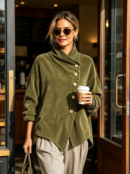 Capucine | Suéter de terciopelo con cuello alto para Mujer