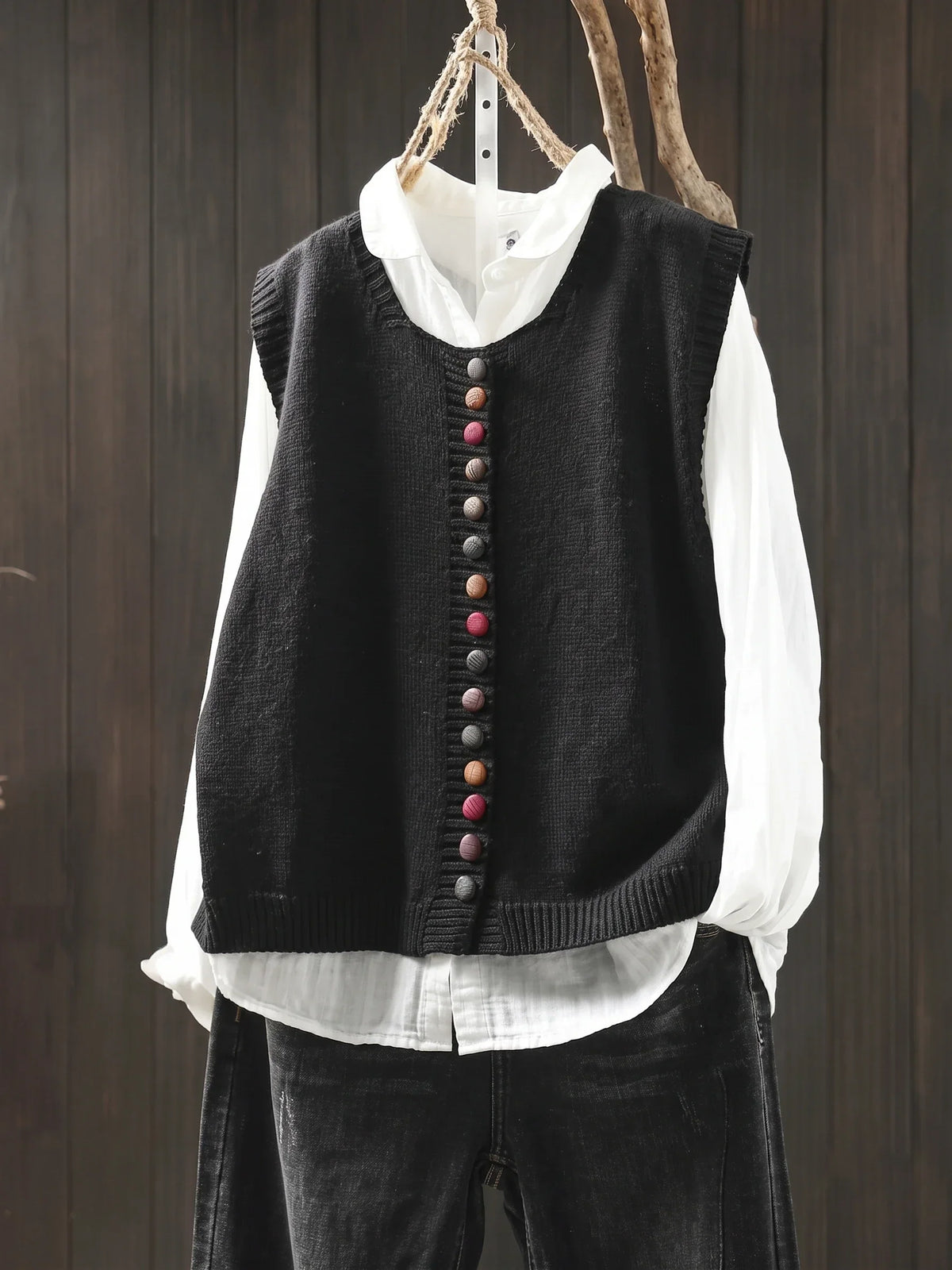 Shirley | Chaleco de Punto Elegancia Cotidiana para Mujer