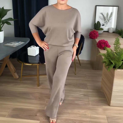 GABRIELLA | Conjunto de 3 piezas con cárdigan largo: Comodidad elegante y estilo versátil para cualquier ocasión