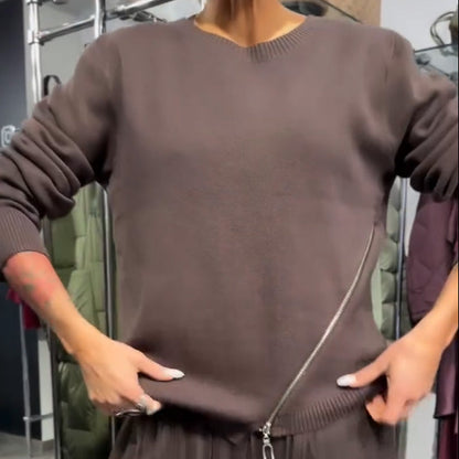 Ullé | Vestido elegante de punto y tul para mujer