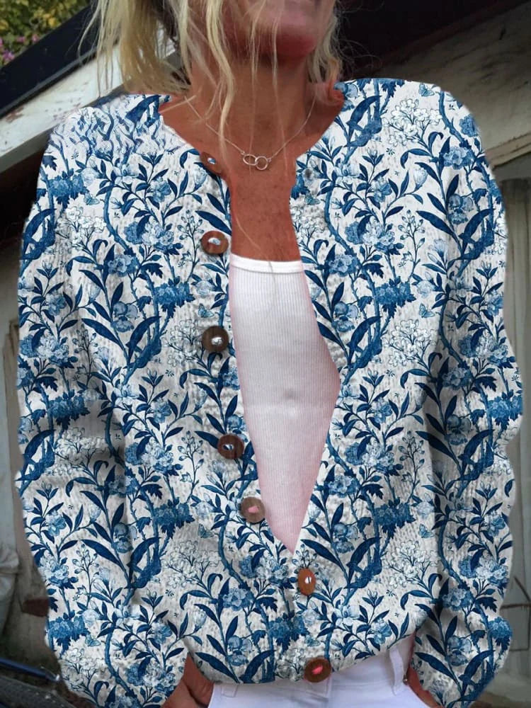 Rosa - Cárdigan con estampado