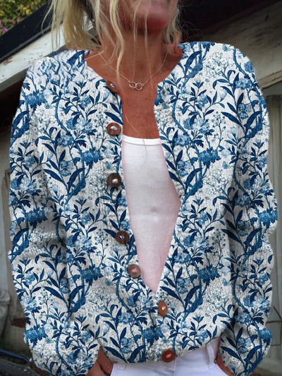 Rosa - Cárdigan con estampado