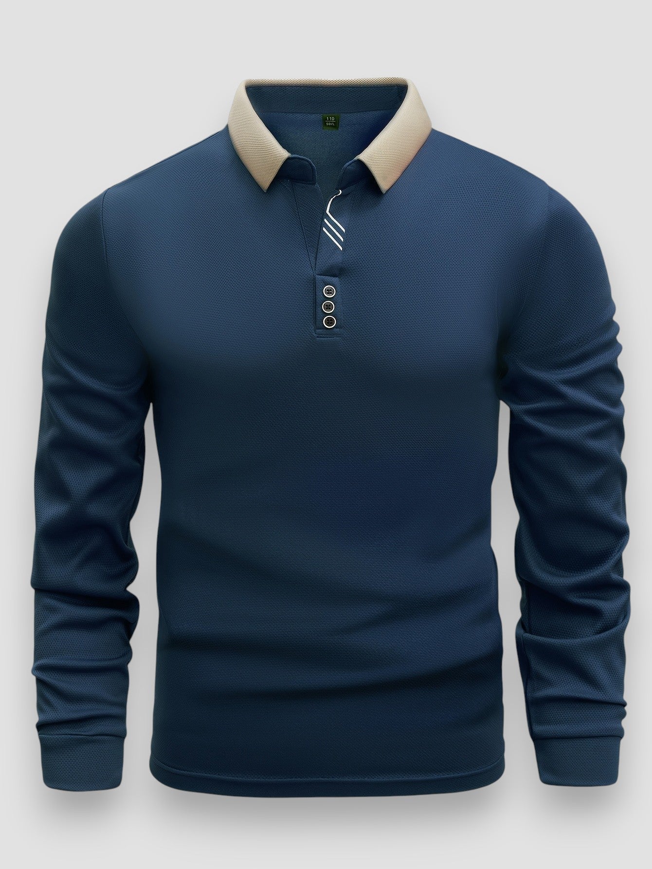MONACO | POLO DE MANGAS LARGAS PARA HOMBRE