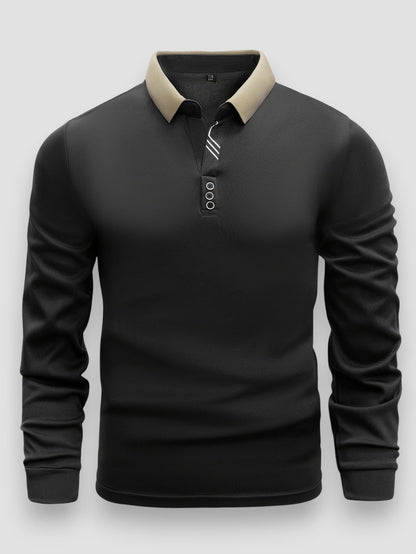 MONACO | POLO DE MANGAS LARGAS PARA HOMBRE